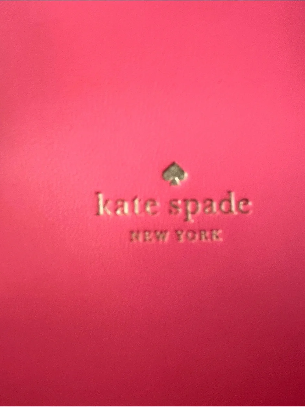kate spade hot pink leather crossbody phone pouch